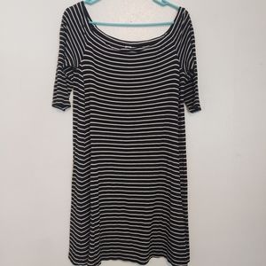 Old Navy Black and White Sheath Mini Dress
